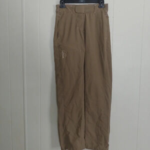 Salomon Pants Polyester Nylon Taupe Hiking Stretch Womens Sz 4